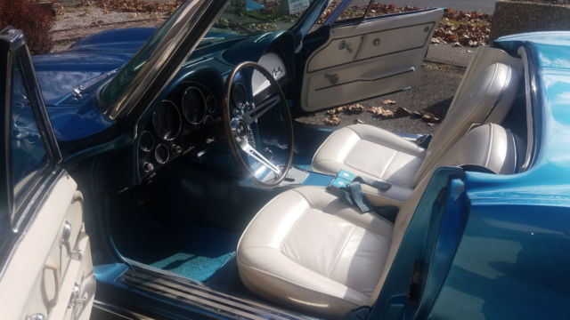 1965 Blue Chevrolet Corvette