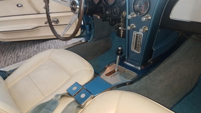 1965 Blue Chevrolet Corvette