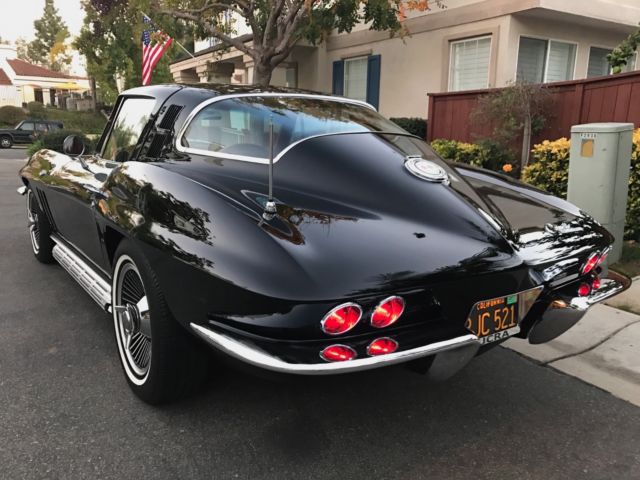 1965 Black Chevrolet Corvette Coupe