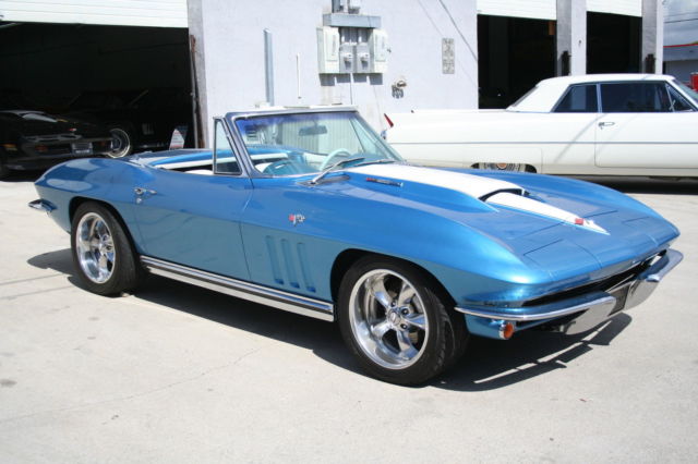 1965 Marina Blue Chevrolet Corvette Convertible