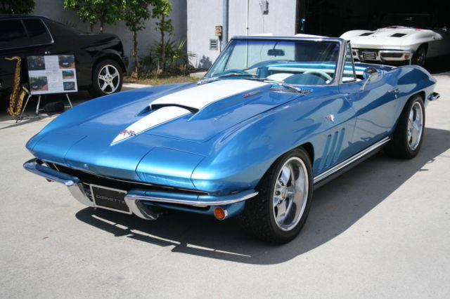 1965 Marina Blue Chevrolet Corvette Convertible