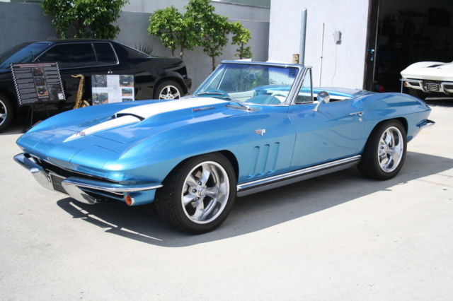 1965 Marina Blue Chevrolet Corvette Convertible