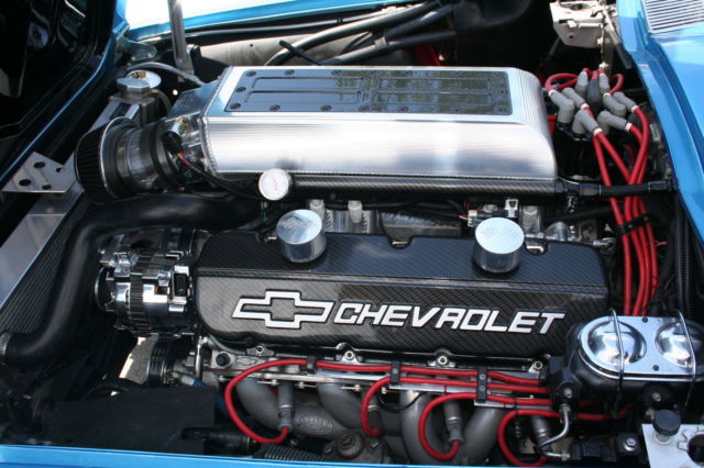 1965 Marina Blue Chevrolet Corvette Convertible