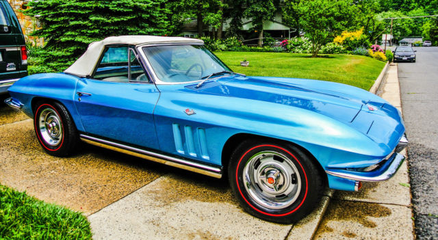1965 Nassau Blue Chevrolet Corvette Convertible