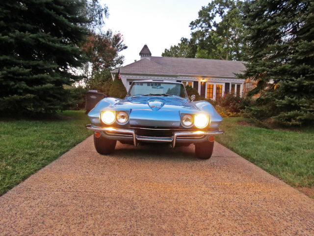 1965 Nassau Blue Chevrolet Corvette Convertible