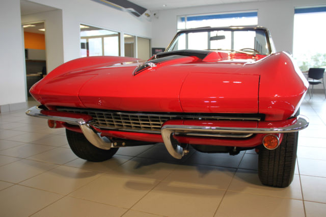 1965 Red Chevrolet Corvette Convertible