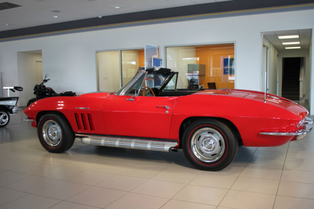 1965 Red Chevrolet Corvette Convertible