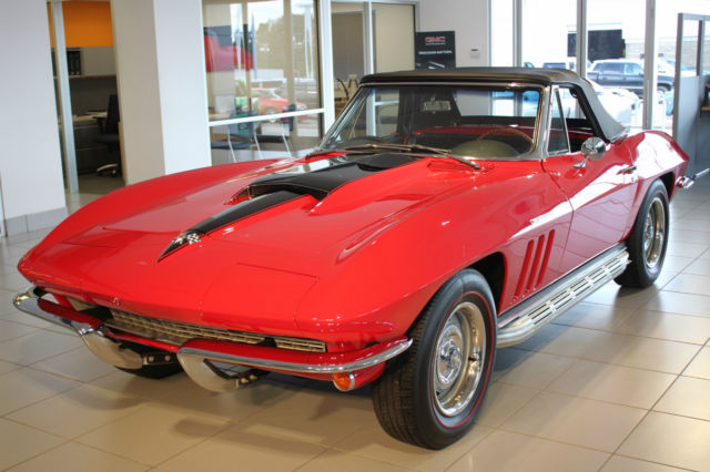 1965 Red Chevrolet Corvette Convertible