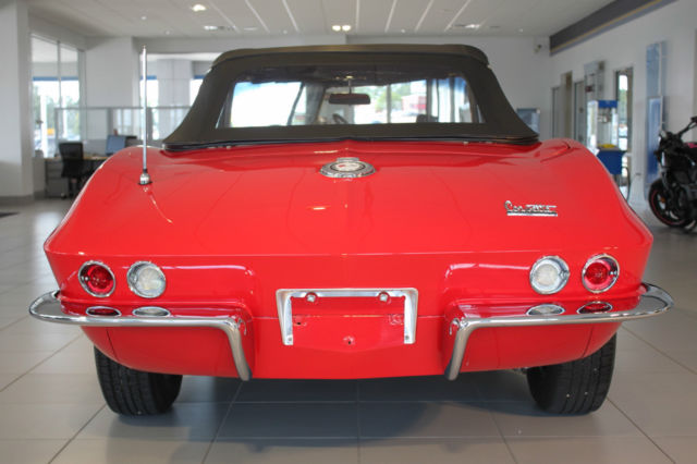 1965 Red Chevrolet Corvette Convertible