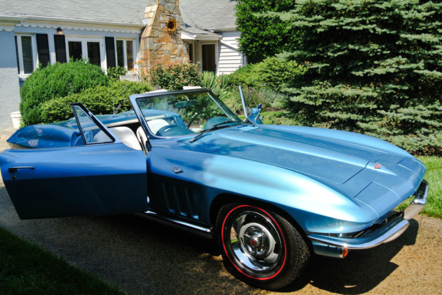 1965 Nassau Blue Chevrolet Corvette Convertible