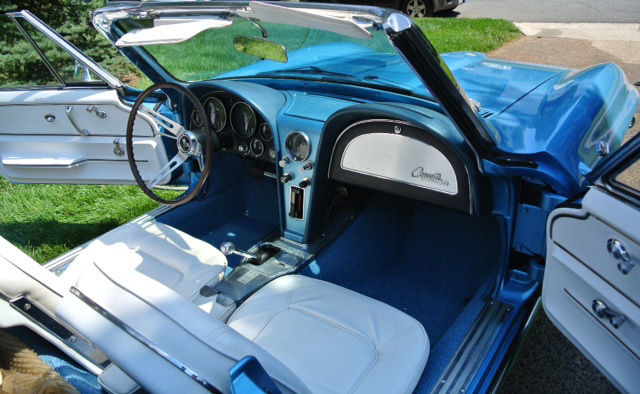 1965 Nassau Blue Chevrolet Corvette Convertible