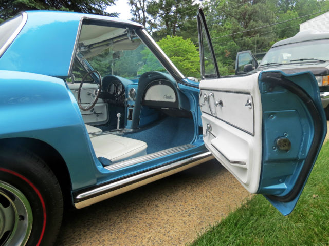 1965 Nassau Blue Chevrolet Corvette Convertible