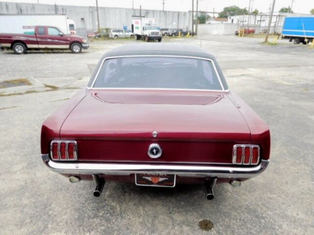 1965 Burgundy Ford Mustang Coupe
