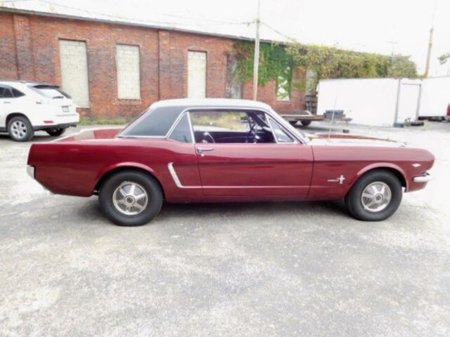 1965 Burgundy Ford Mustang Coupe