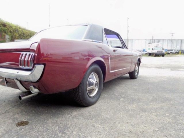1965 Burgundy Ford Mustang Coupe