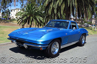 1965 Blue Chevrolet Corvette Coupe