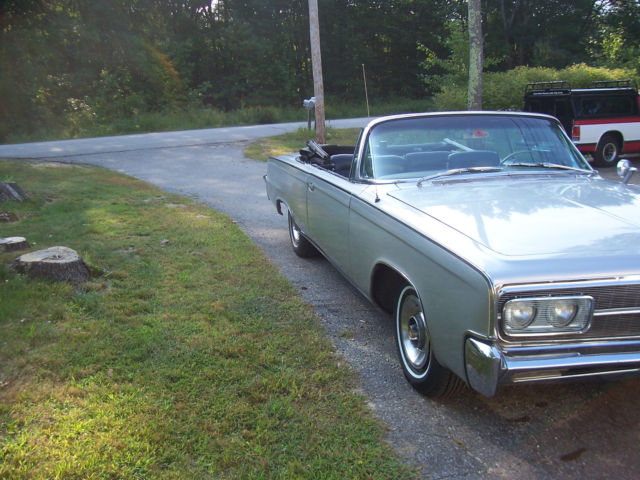 1965 Gray Chrysler Imperial Convertible