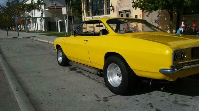 1965 Yellow Chevrolet Corvair Coupe