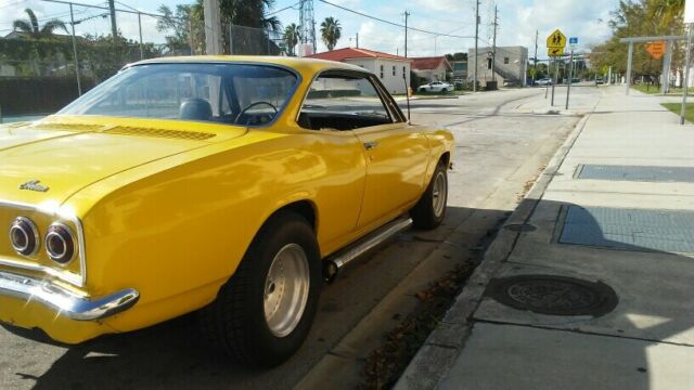 1965 Yellow Chevrolet Corvair Coupe