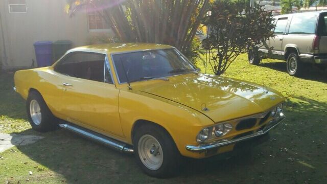 1965 Yellow Chevrolet Corvair Coupe