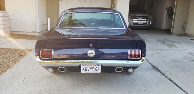 1965 Blue Ford Mustang