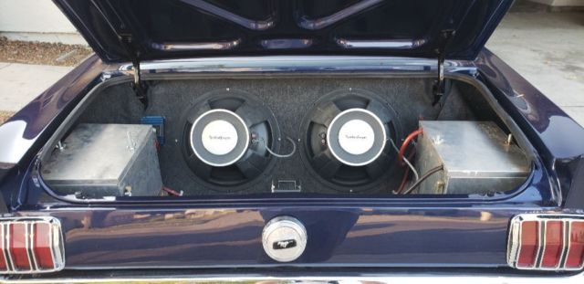 1965 Blue Ford Mustang