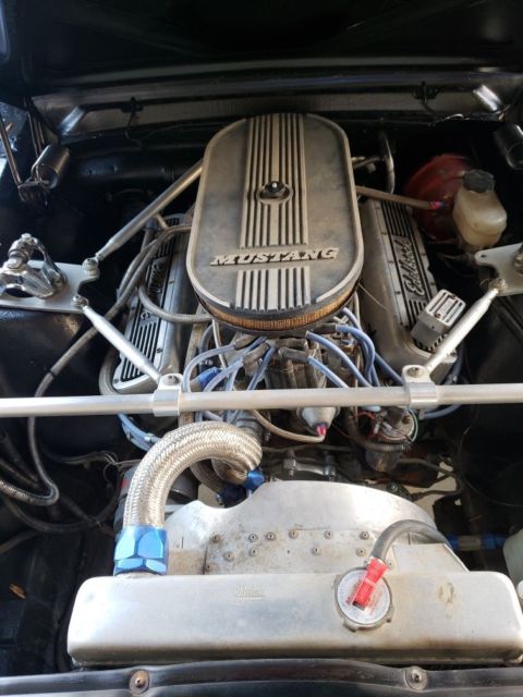 1965 Blue Ford Mustang