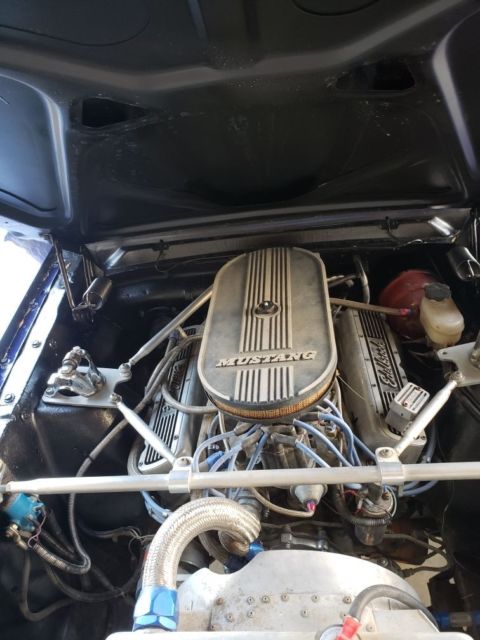 1965 Blue Ford Mustang