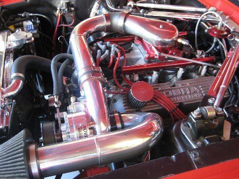 1965 Red Ford Mustang