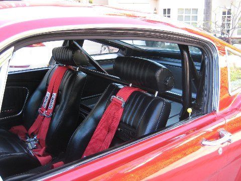 1965 Red Ford Mustang