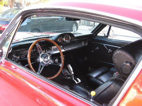 1965 Red Ford Mustang