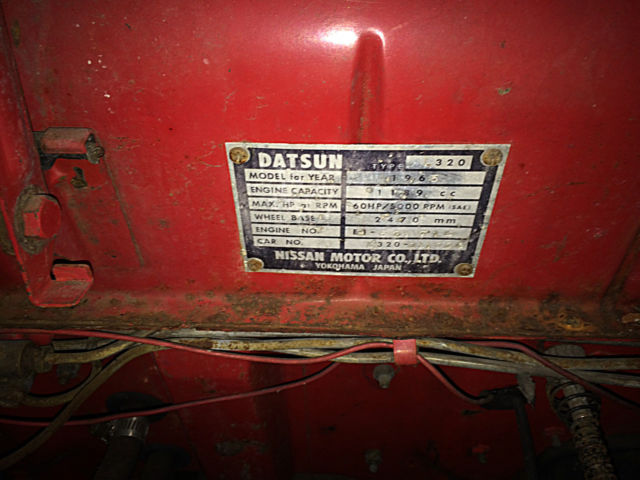 1965 Primer Red Nissan Other U/K