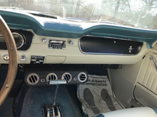 1965 White Ford Mustang Coupe