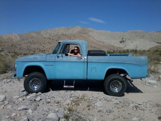 1965 Blue Dodge Power Wagon Standard Cab Pickup