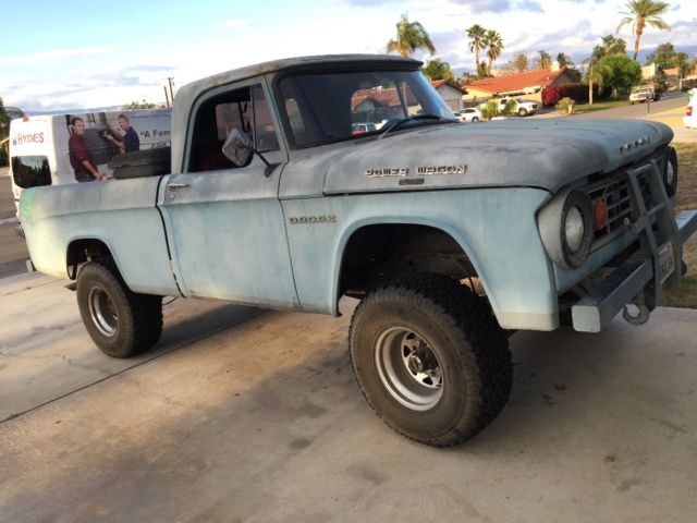 1965 Blue Dodge Power Wagon Standard Cab Pickup