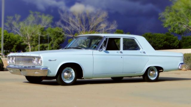 1965 Blue Dodge Coronet Sedan
