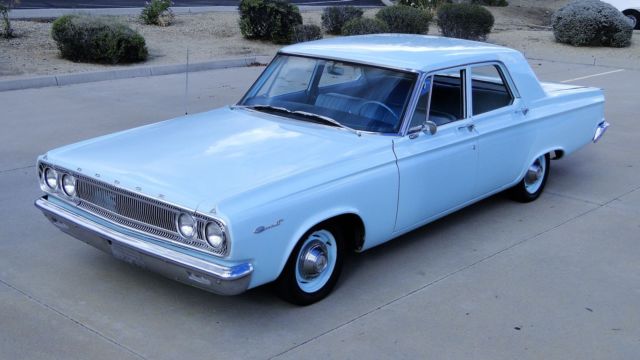 1965 Blue Dodge Coronet Sedan