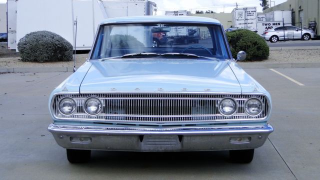 1965 Blue Dodge Coronet Sedan