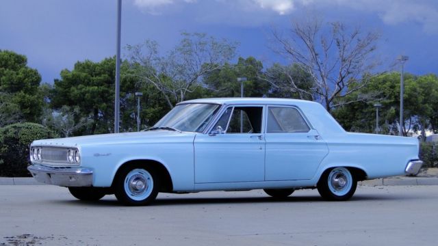 1965 Blue Dodge Coronet Sedan
