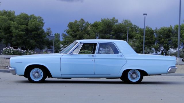 1965 Blue Dodge Coronet Sedan