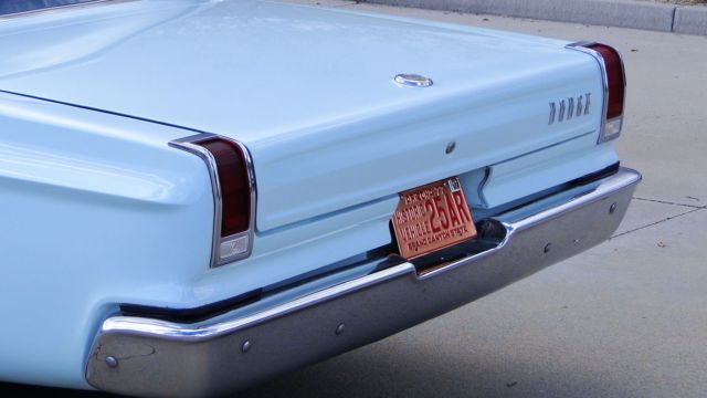 1965 Blue Dodge Coronet Sedan