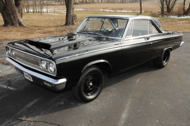 1965 Black Dodge Coronet Coupe