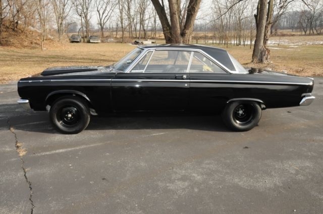 1965 Black Dodge Coronet Coupe