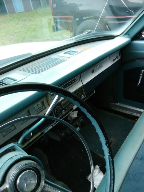 1965 White Dodge Dart Sedan