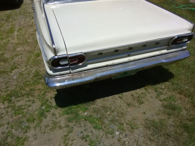 1965 White Dodge Dart Sedan