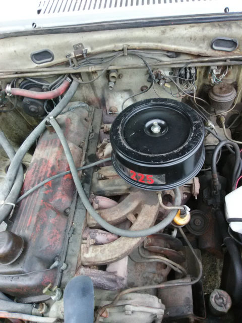 1965 White Dodge Dart Sedan