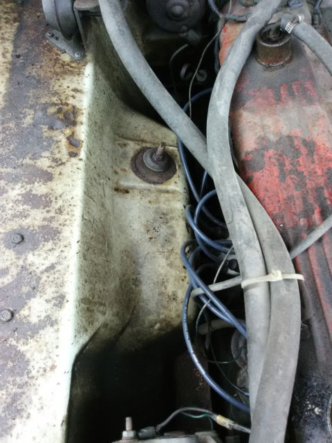 1965 White Dodge Dart Sedan