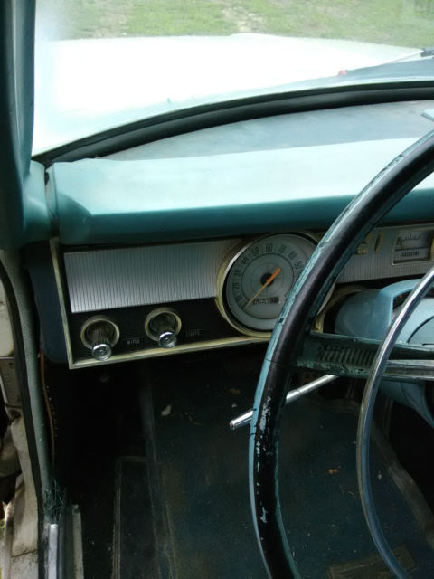 1965 White Dodge Dart Sedan