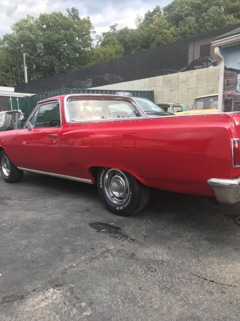 1965 Red Chevrolet El Camino Wagon