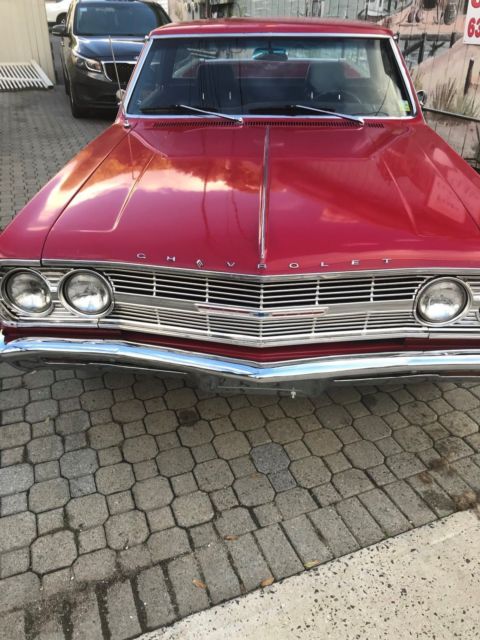 1965 Red Chevrolet El Camino Wagon